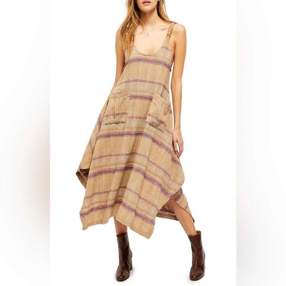 NWT Harper Striped Midi Dress
